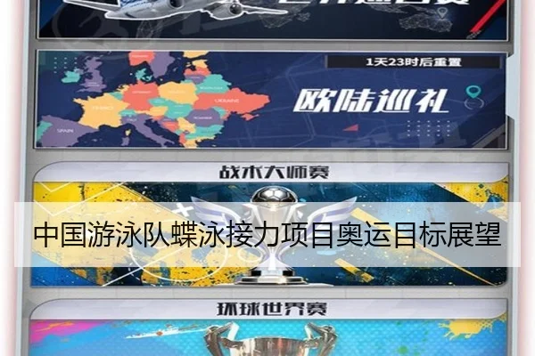 中国游泳队蝶泳接力项目奥运目标展望